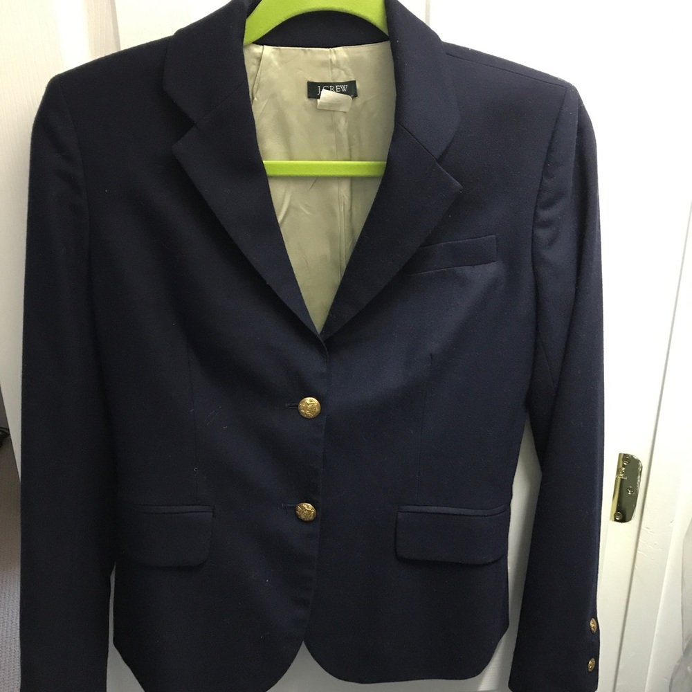 JCrew size 2 Navy Blazer. Great condition.